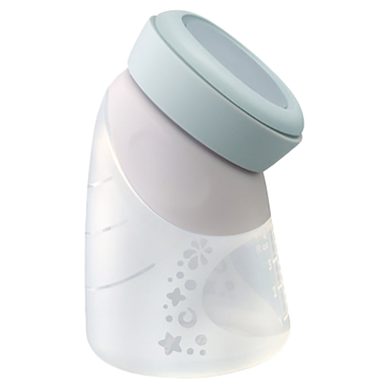 Marcus N Marcus  Silicone  Breast Pump And Angled Feeding Bottle Mint Marcus & Marcus Yallatoys