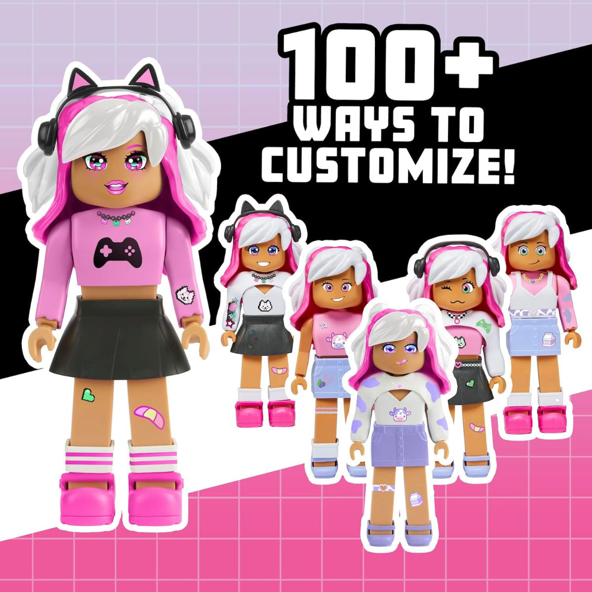 Buy Avastars Fashion Doll Pink Playz With 2 Outfits | Yallatoys.com