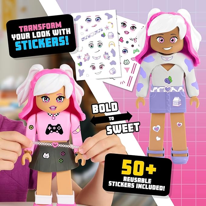Buy Avastars Fashion Doll Pink Playz With 2 Outfits | Yallatoys.com