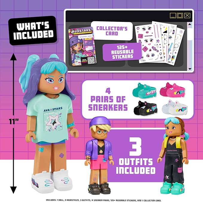 Buy Avastars Deluxe Fashion Doll Sneaker Head | Yallatoys.com