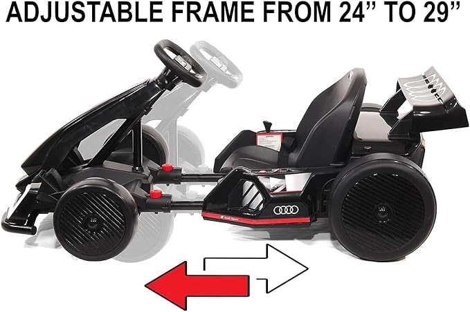 Buy Audi Sport 24V Big Kids Drifting Ride On Go Kart Red | Yallatoys.com