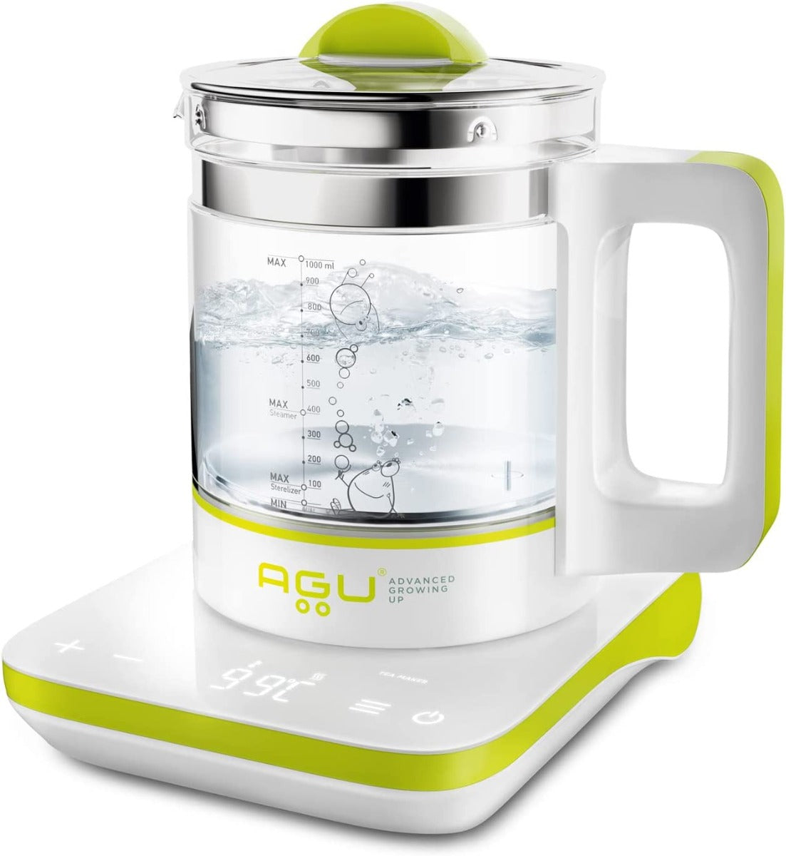 Agu Baby Multifunctional Electric Kettle Green White Agu Baby Yallatoys