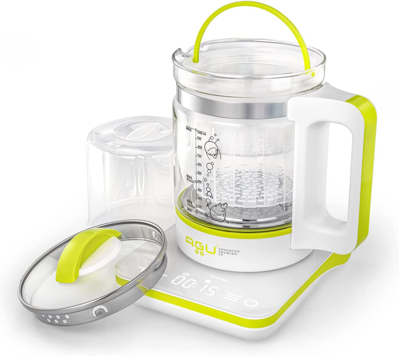 Agu Baby Multifunctional Electric Kettle Green White Agu Baby Yallatoys