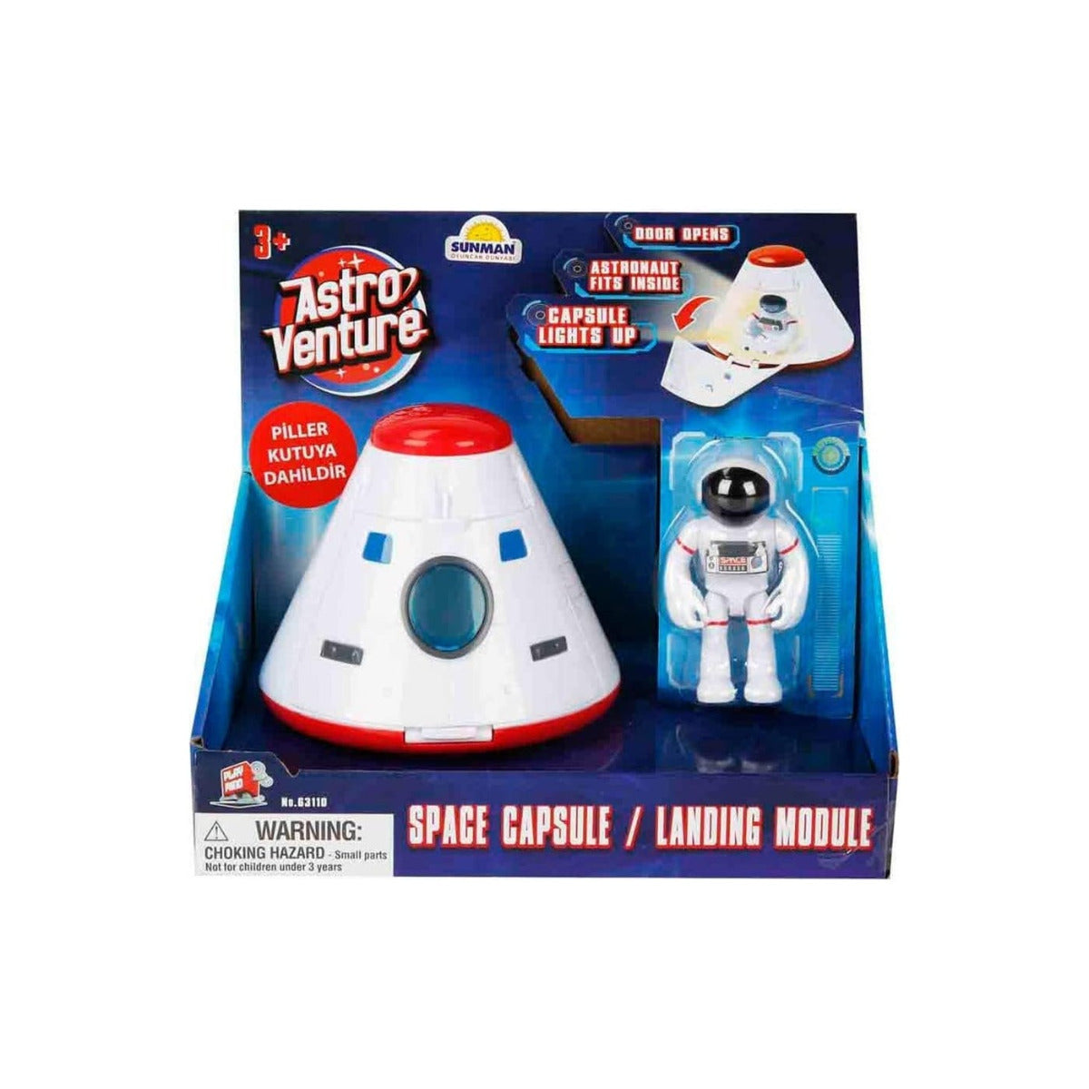 Buy Astro Venture Space Capsule With Lights Safe Spaceship | Yallatoys.com
