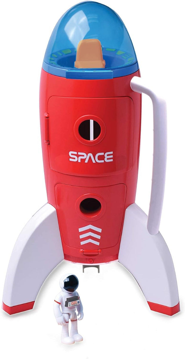 Buy Astro Venture Spaceship Rocket Toy Playset with 2 Astronauts and Rover Vehicle | Yallatoys.com