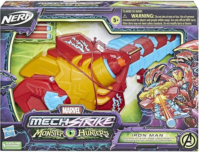 Buy Marvel Avengers Mech Strike Monster Hunters Iron Man Monster Blast  | Yallatoys.com