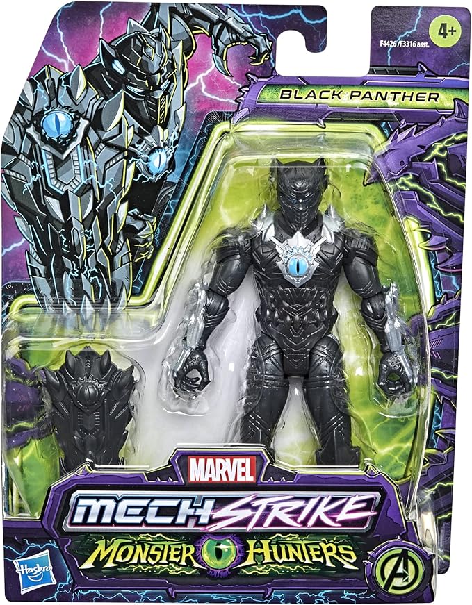 Buy Marvel Avengers Mech Strike Monster Hunters Black Panther  | Yallatoys.com