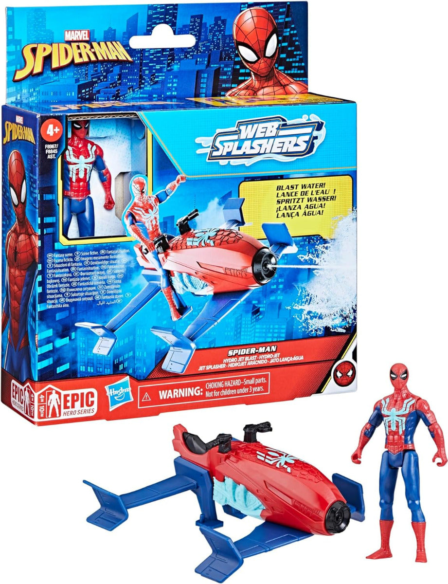 Buy Marvel Epic Hero Series Web Splashers Spider-Man Hydro Jet Blast | Yallatoys.com