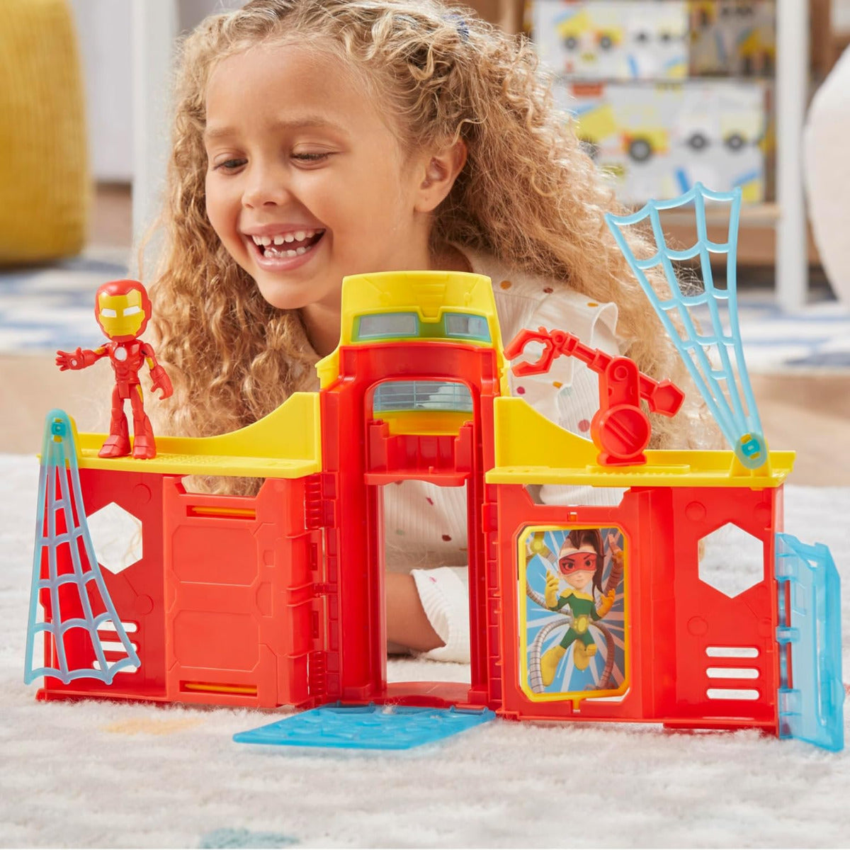 Buy Marvel Spidey and his Amazing Friends Stark Tower Playset | Yallatoys.com