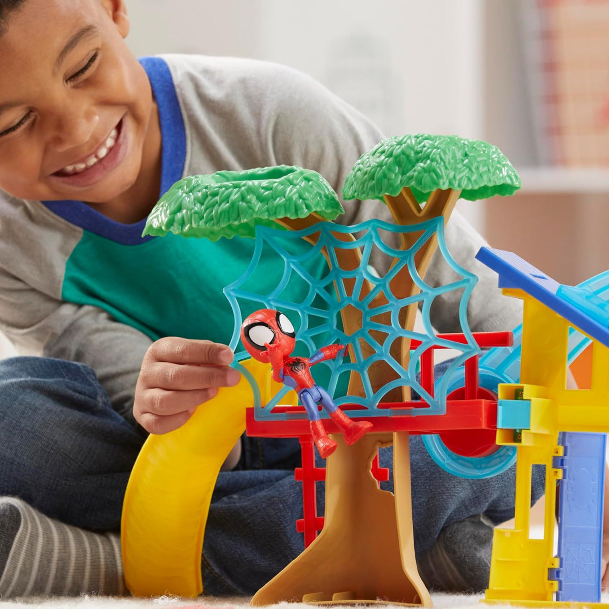 Buy Marvel Spidey and His Amazing Friends Spidey Playground Playset | Yallatoys.com