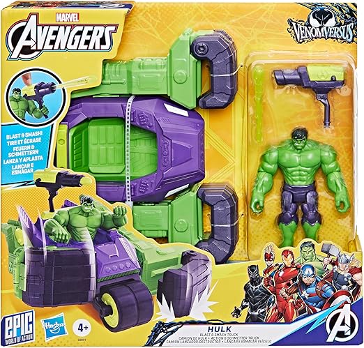 Buy Avengers AVN 4 In Hulk Blast N Smash Truck | Yallatoys.com