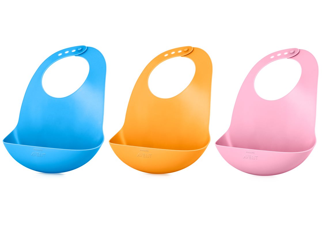Philips Avent Feeding Bib Mixed Colour (Sold Separately Subjected To Availability) Philips Avent Yallatoys