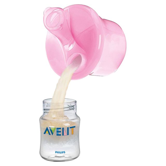 Philips Avent Milk Powder Dispenser Pink Philips Avent Yallatoys