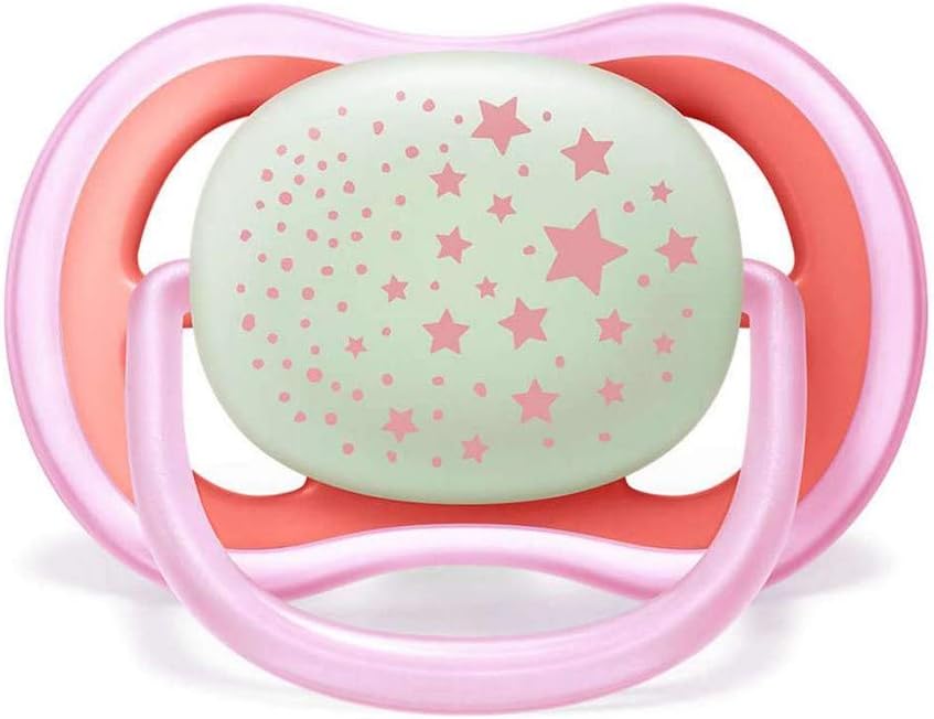 Philips Avent Soother Sil Ultra Air 6-18m Night Girl 2pcs Philips Avent Yallatoys