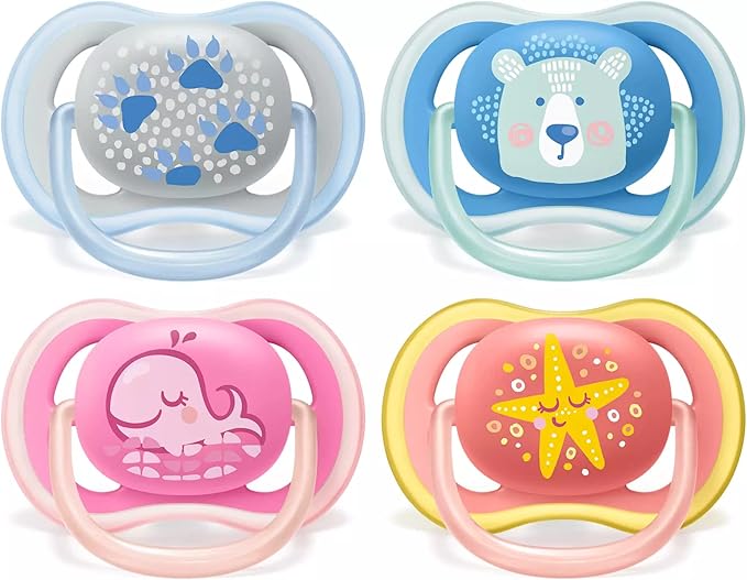 Philips Avent Soother Ultra Air 6-18m Pink Philips Avent Yallatoys