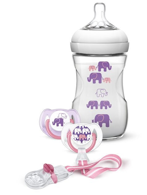 Philips Avent Natural Feeding Bottle Purple Set Philips Avent Yallatoys