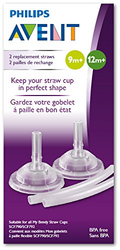 Philips Avent Replacment Straw 2 Pcs Philips Avent Yallatoys