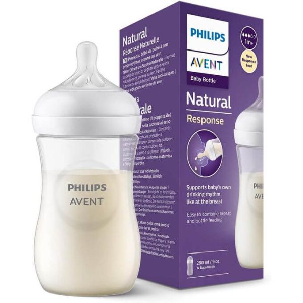 Philips Avent Natural 3.0 Feeding  Bottle 260ml Philips Avent Yallatoys