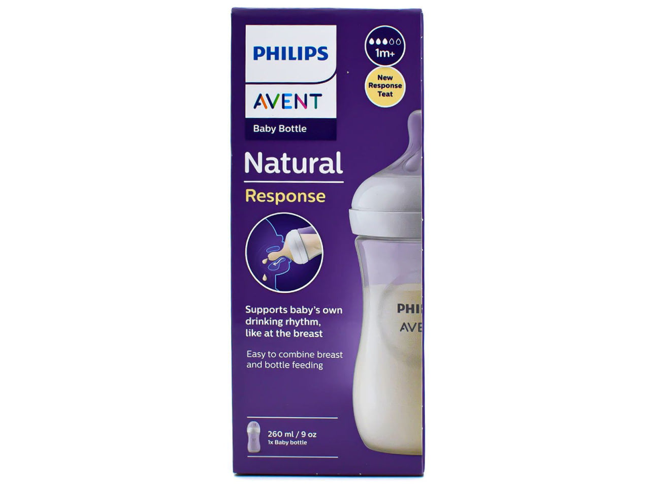 Philips Avent Natural 3.0 Feeding  Bottle 260ml Philips Avent Yallatoys
