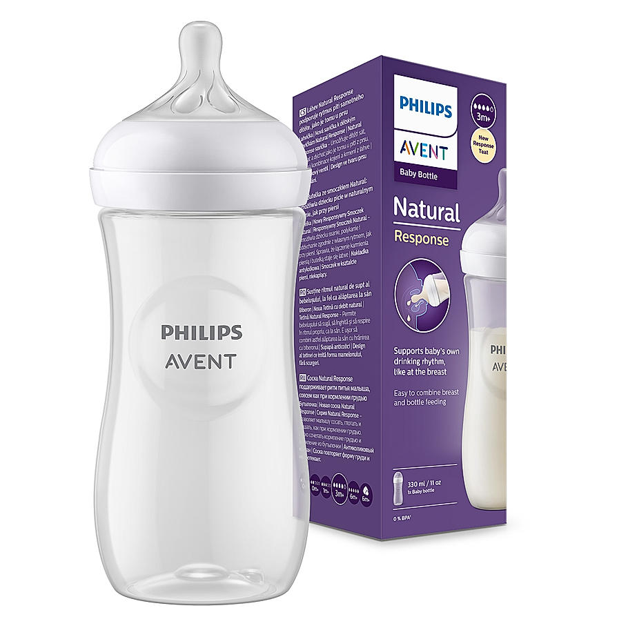 Philips Avent Natural 3.0 Feeding  Bottle 330ml Philips Avent Yallatoys