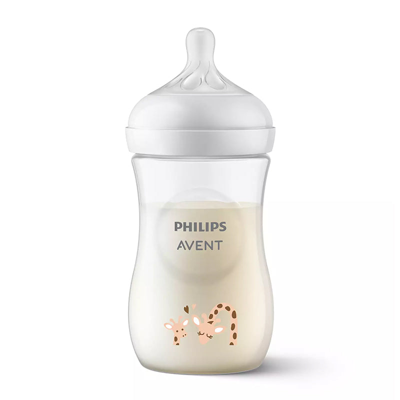 Philips Avent Natural 3.0 Feeding  Bottle Girrafe 260ml Philips Avent Yallatoys