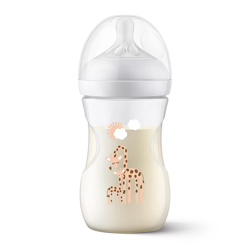 Philips Avent Natural 3.0 Feeding  Bottle Girrafe 260ml Philips Avent Yallatoys