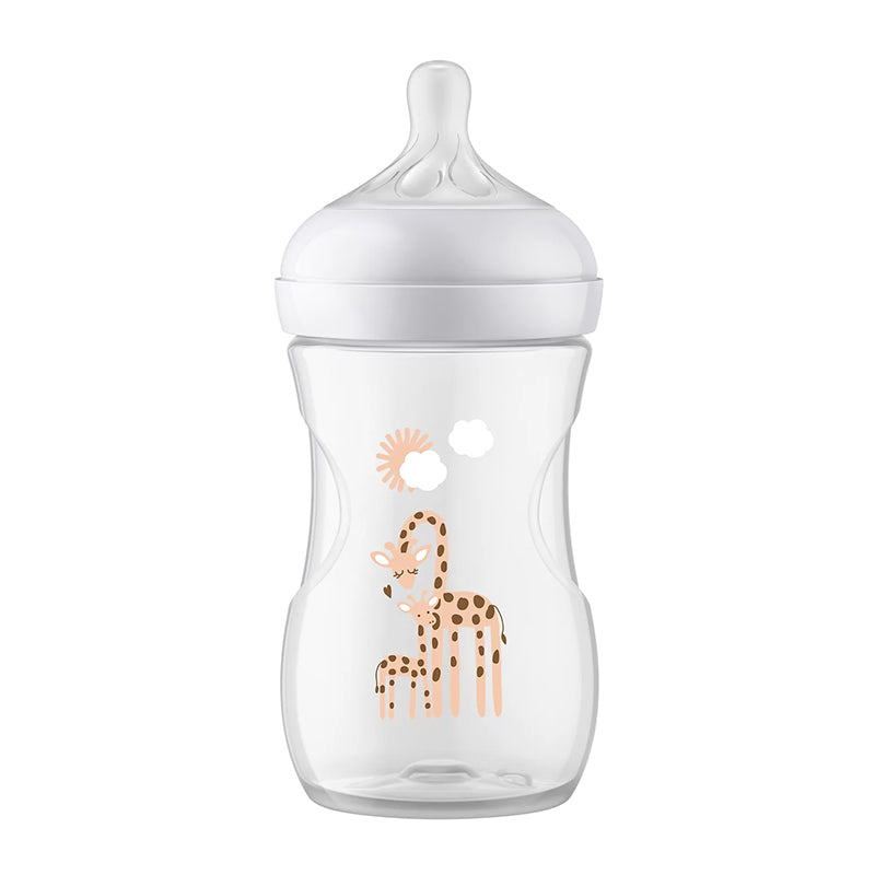 Philips Avent Natural 3.0 Feeding  Bottle Girrafe 260ml Philips Avent Yallatoys