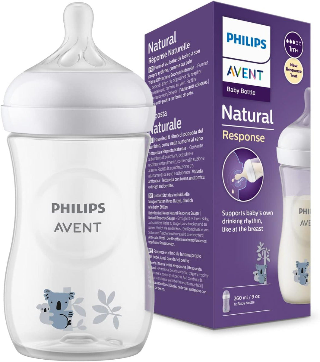 Philips Avent Natural 3.0 Feeding Bottle Koala 260ml Philips Avent Yallatoys