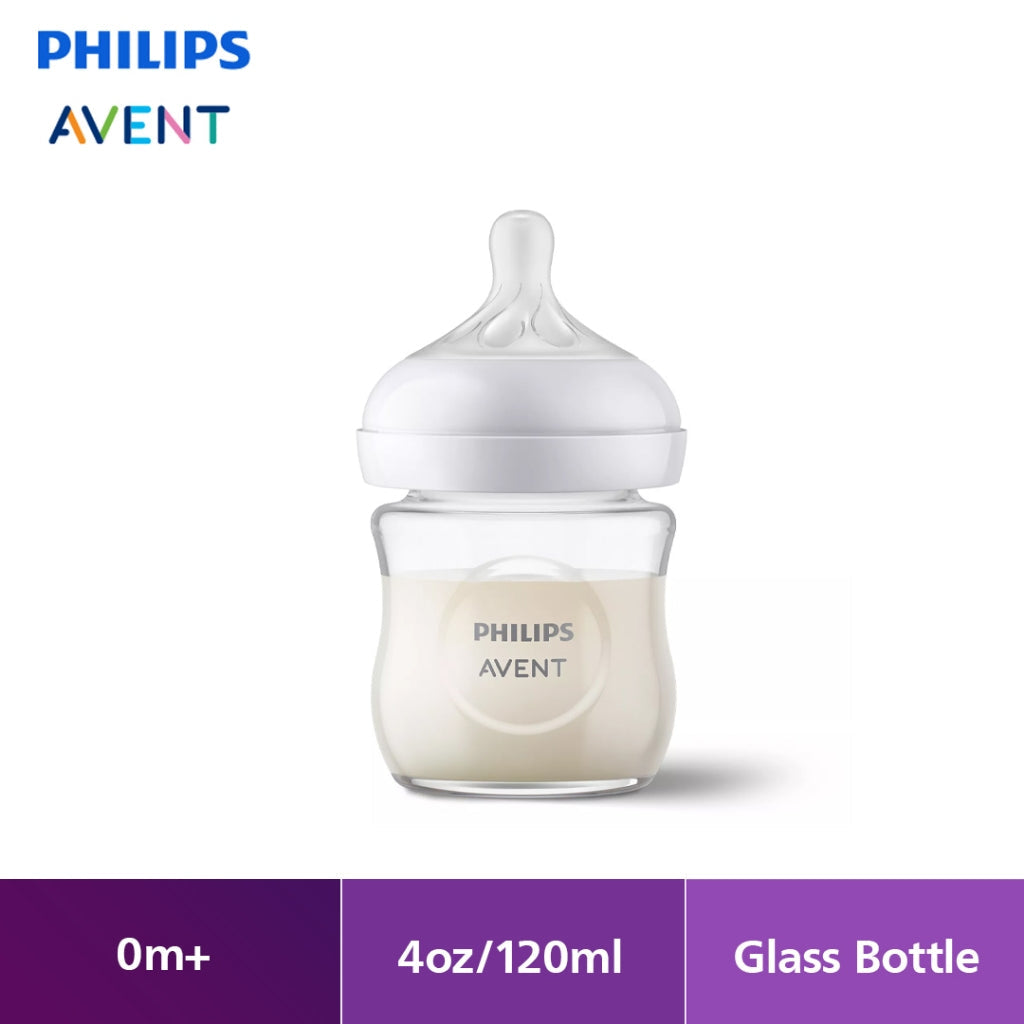 Philips Avent Natural 3.0 Feeding  Bottle Glass 120ml Philips Avent Yallatoys