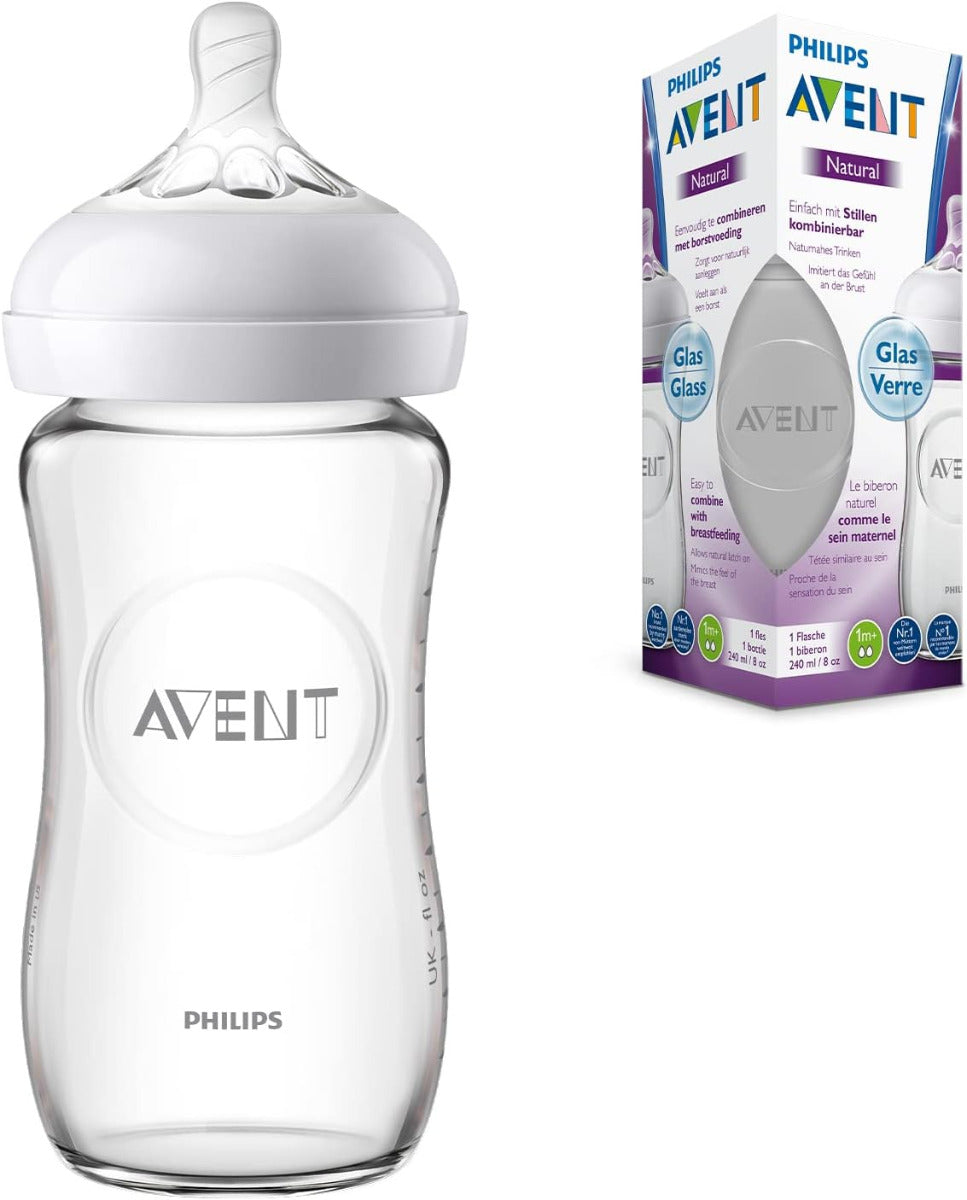 Philips Avent Natural 3.0 Feeding  Bottle Glass 240ml