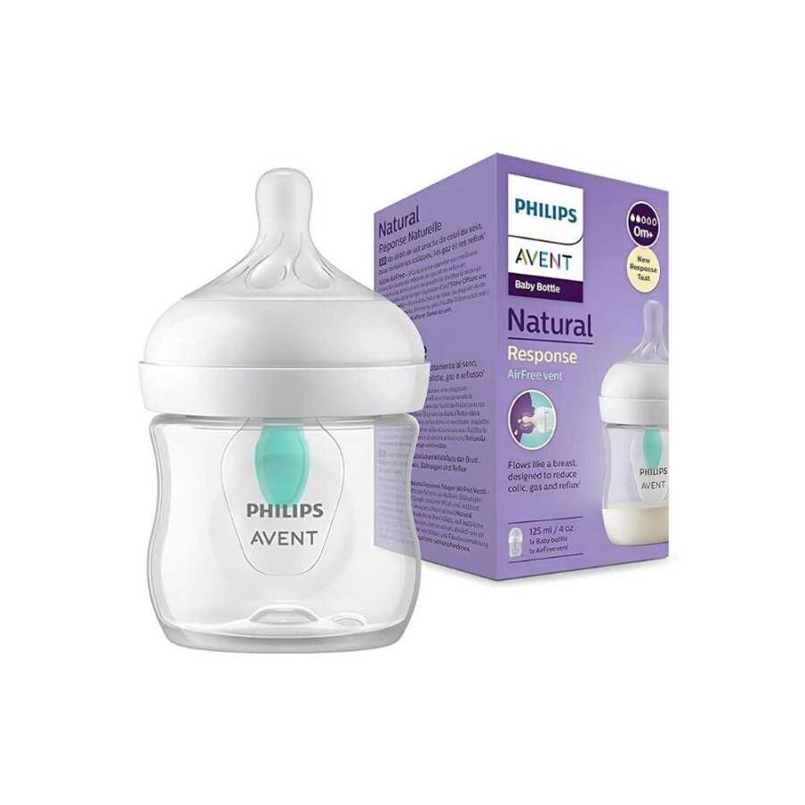 Philips Avent Natural 3.0 Feeding  Bottle 125ml With Vent Philips Avent Yallatoys