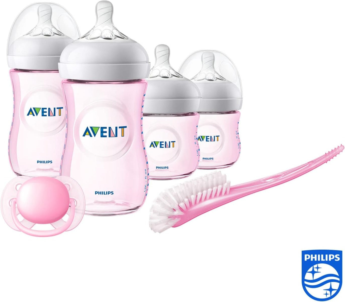 Avent Newborn Natural Feeding Starter Set Pink Philips Avent Yallatoys