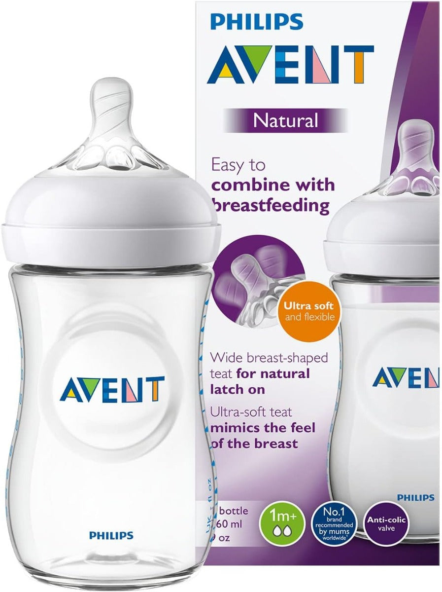 Avent Natural Feeding Plastic Bottle 260ml Philips Avent Yallatoys