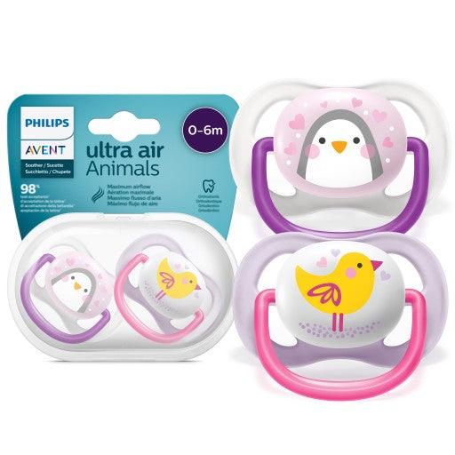 Avent Ultra Air Animals Pacifier Soother New Born to 6 months 2pcs Pack (Sold Separately Subject to Availability) Philips Avent Yallatoys