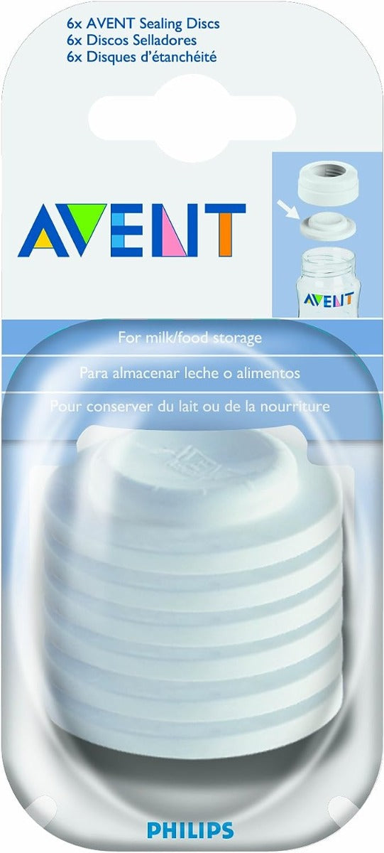 Avent Sealing Discs for Feeding Bottle 6pcs Pack Philips Avent Yallatoys