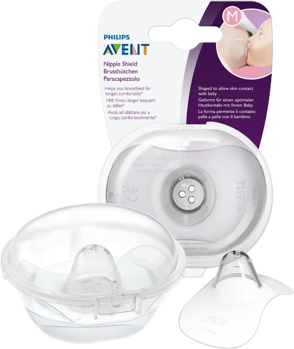 Avent Nipple Shields to Support 2pcs Pack Medium Philips Avent Yallatoys