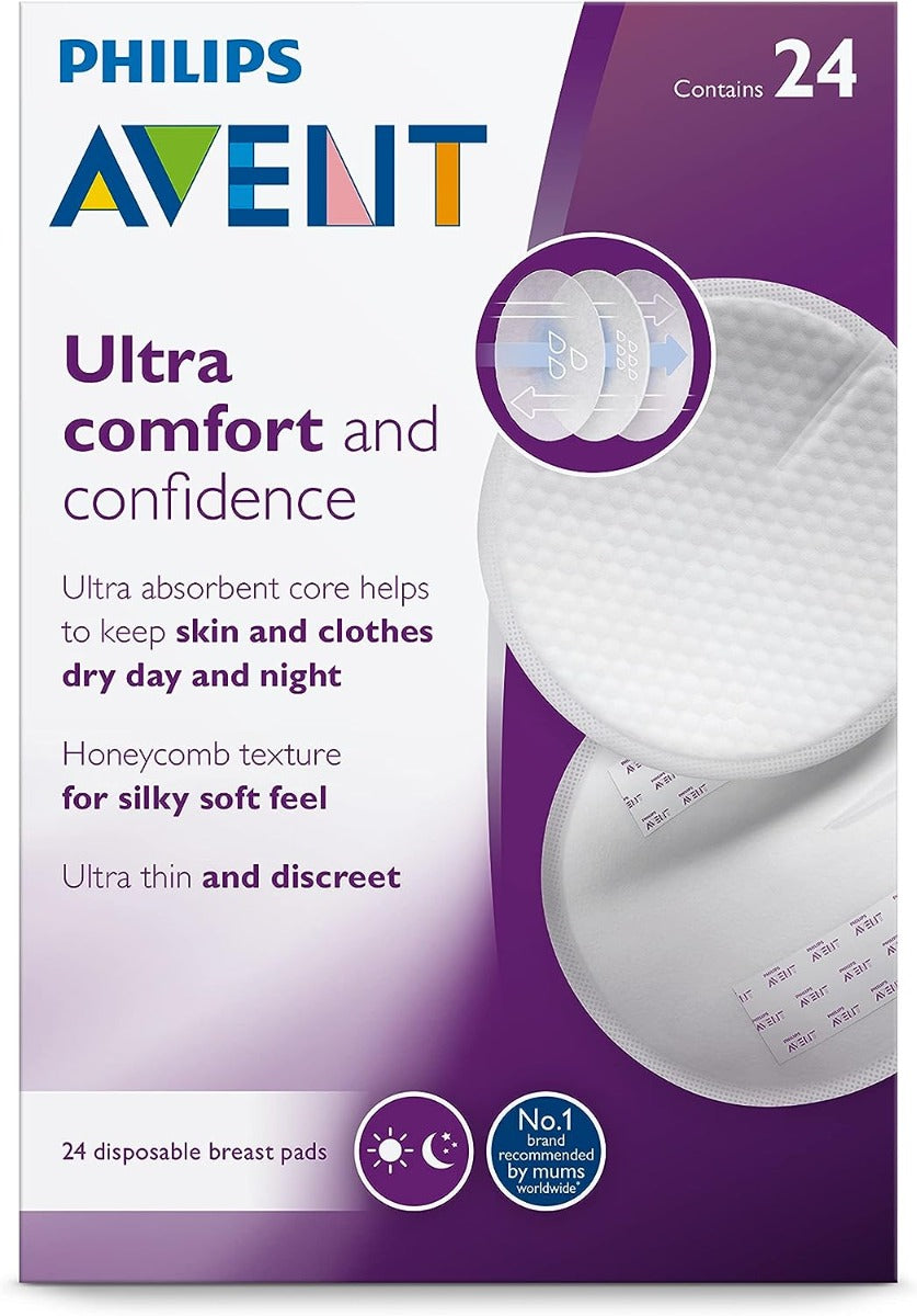 Avent Ultra Comfort Disposal Breast Pads 24pcs Philips Avent Yallatoys