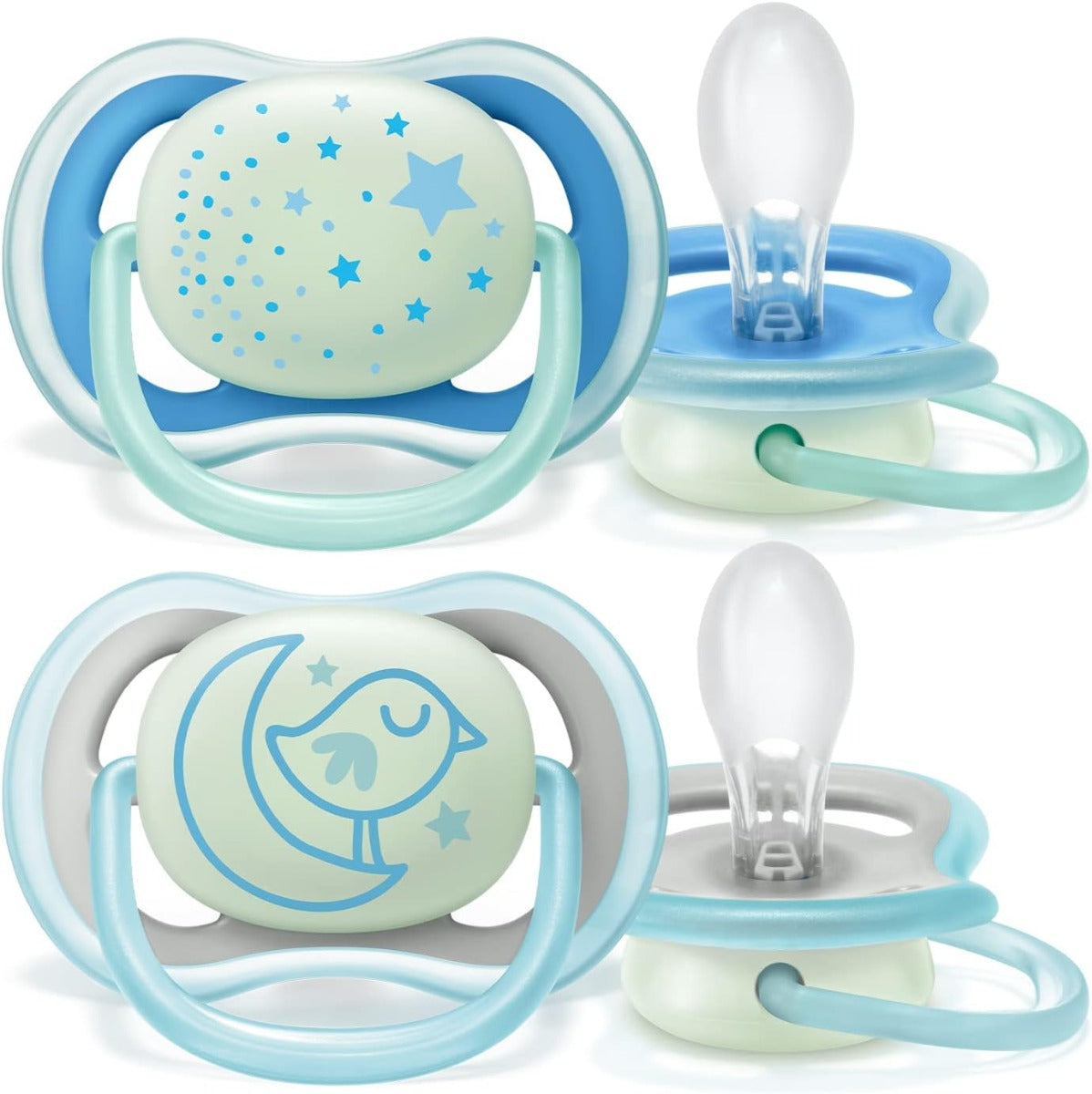 Avent Ultra Air Pacifier Soother Boy 6 months to 18 months 2pcs Pack Philips Avent Yallatoys