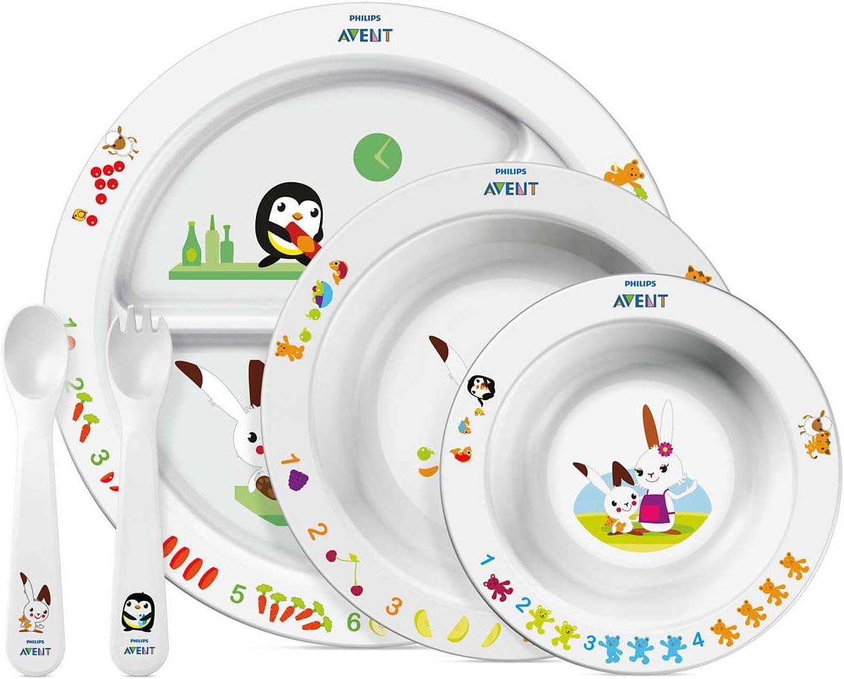 Avent Toddler Mealtime 5pcs Set Philips Avent Yallatoys