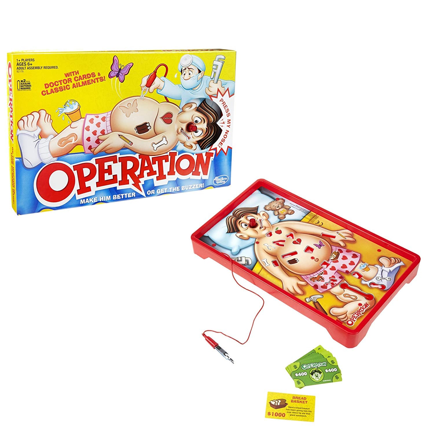 Buy Hasbro Gaming Classic Operation Game Role Play Game | Yallatoys.com