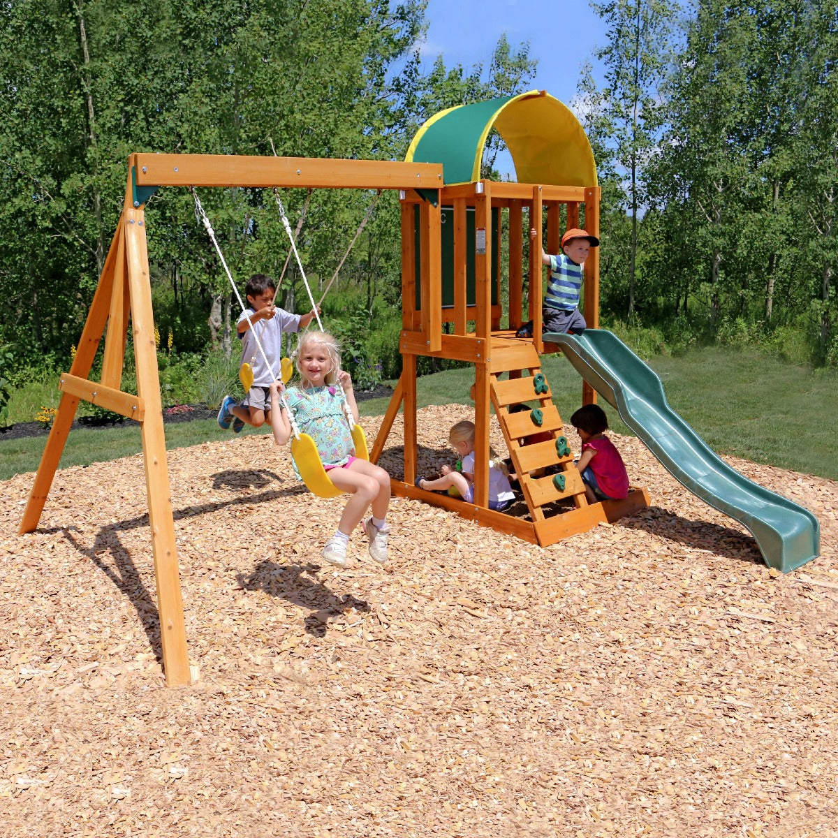 Buy Kidkraft Ainsley Swing Set | Yallatoys.com