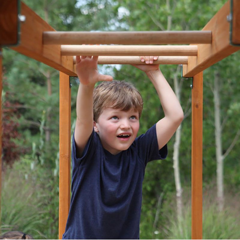 Buy Kidkraft Ridgeview Deluxe Clubhouse Wooden Swing Playset | Yallatoys.com