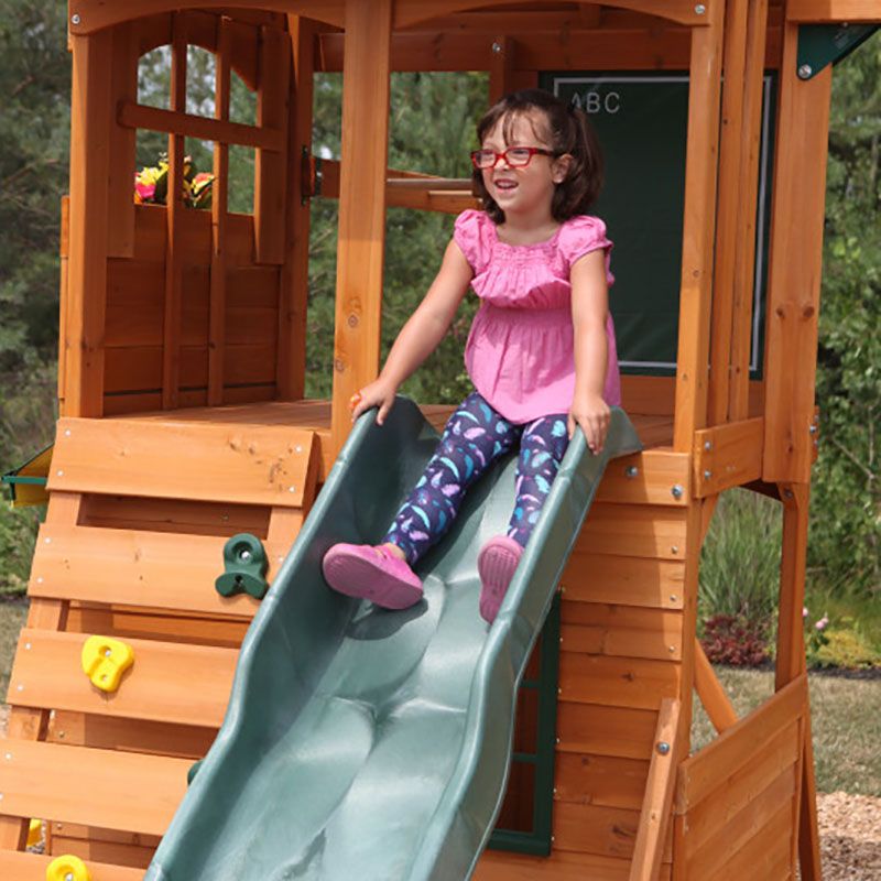 Buy Kidkraft Ridgeview Deluxe Clubhouse Wooden Swing Playset | Yallatoys.com