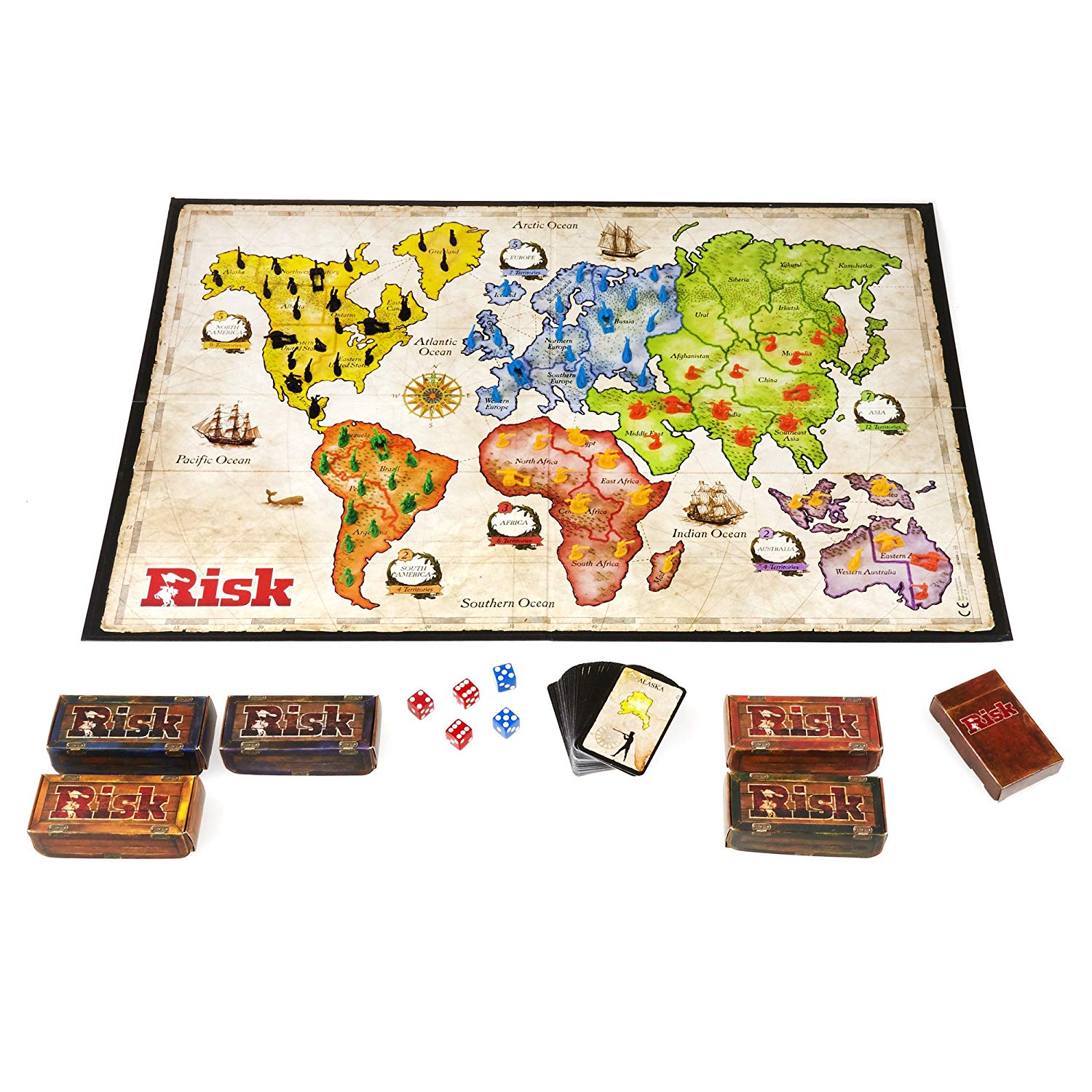 Buy Hasbro Gaming Risk The Game of Strategic Conquest | Yallatoys.com