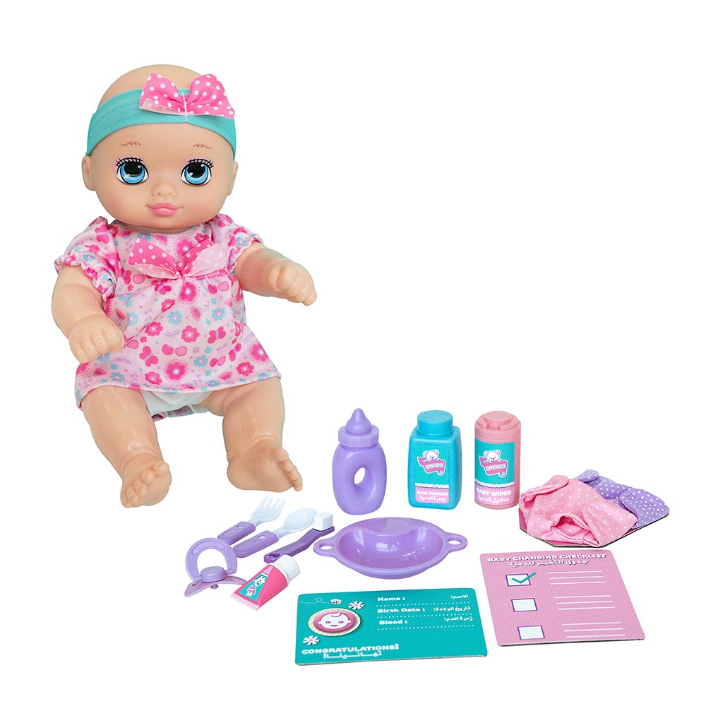 Buy Baby Amoura Play All Day Doll 10 inch | Yallatoys.com