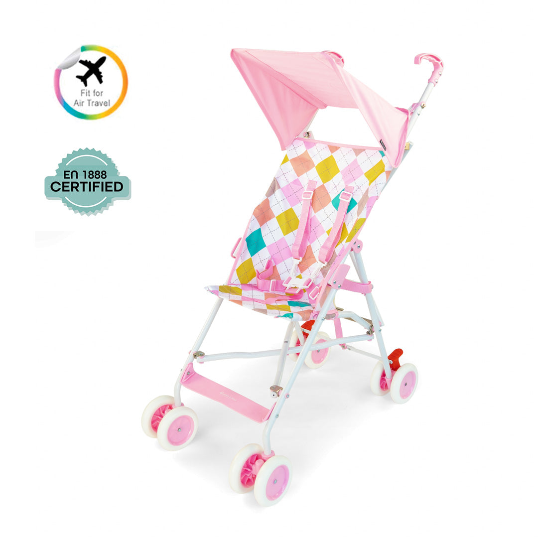 Bumble & Bird Portable Compact Baby Travel Buggy Stroller Pink Bumble & Bird Yallatoys