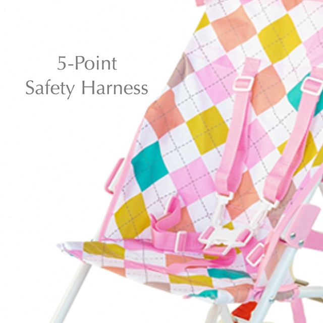 Bumble & Bird Portable Compact Baby Travel Buggy Stroller Pink Bumble & Bird Yallatoys