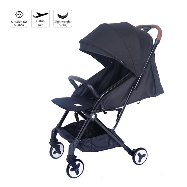 Bumble & Bird Travel Light Cabin Stroller Black Bumble & Bird Yallatoys