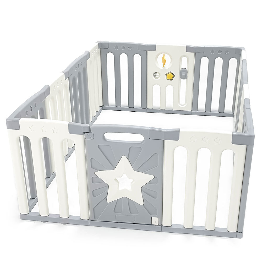 Bumble & Bird Baby Safety Large Star Design Playpen 12+2pcs Bumble & Bird Yallatoys
