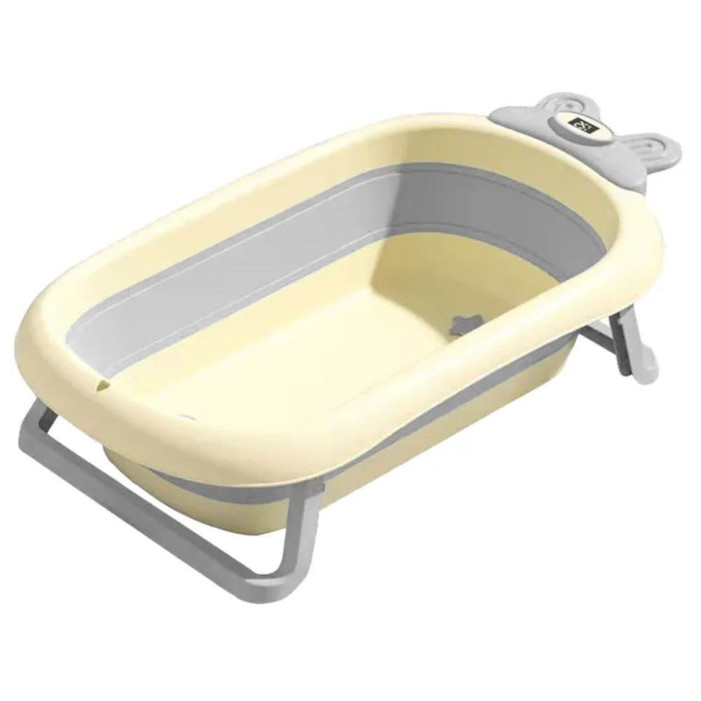 Bumble & Bird Foldable Bathtub Rabbit Style with Digital Thermometer Light Grey Bumble & Bird Yallatoys